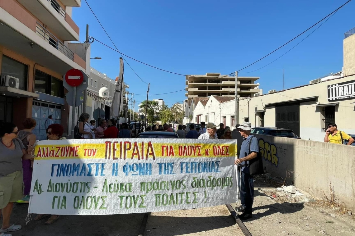 Πειραιάς: Κλιμακώνεται ο αγώνας για την αξιοποίηση της ανενεργούς σιδηροδρομικής γραμμής