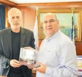 Συνάντηση Μώραλη με τον Δήμαρχο Λάρνακας Ανδρέα Βύρα