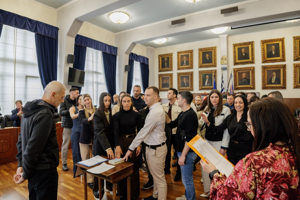 Πειραιάς: Ορκίστηκαν 30 νέοι δημοτικοί αστυνομικοί